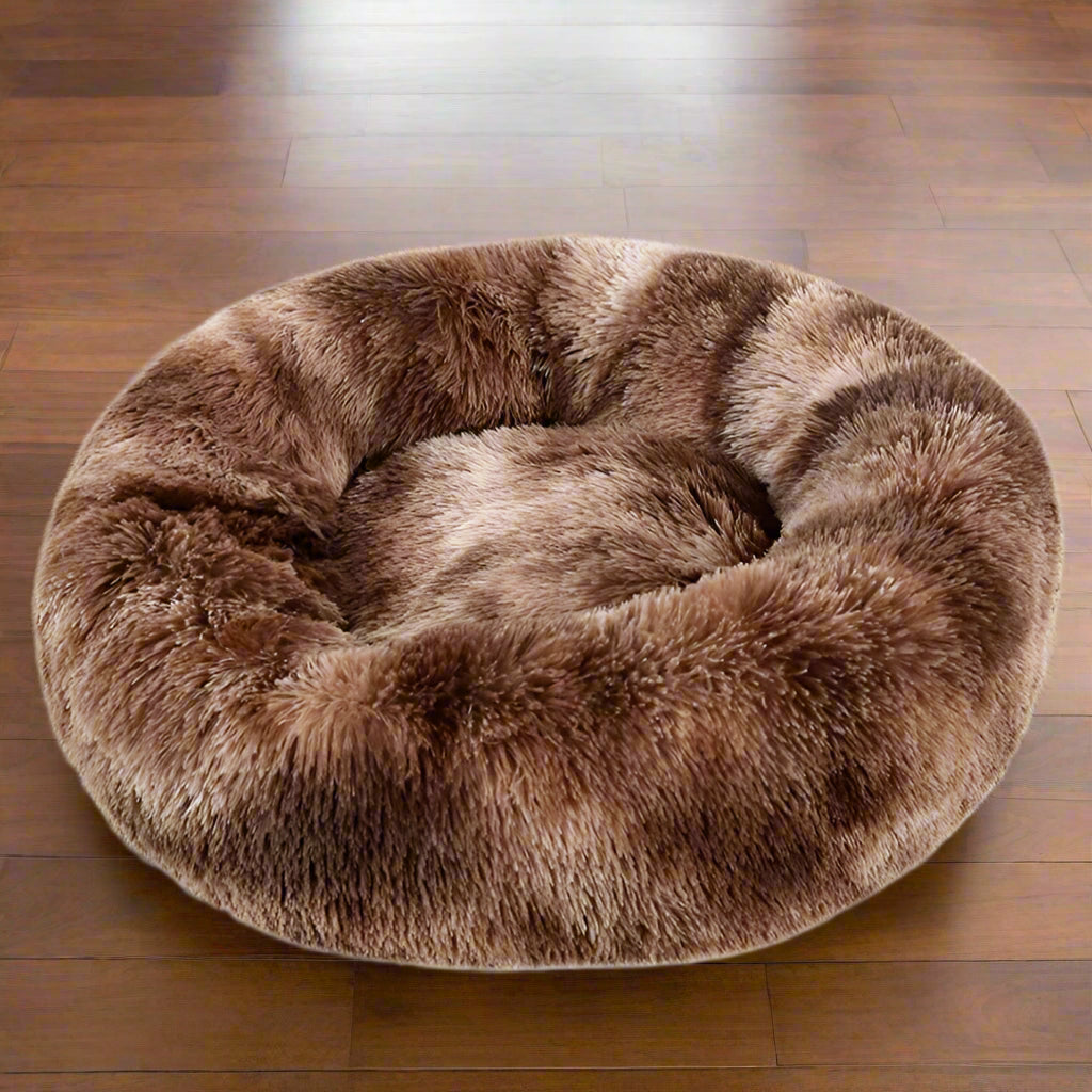 Plush Dog Bed - Small, Medium & Large Dogs & Cats
