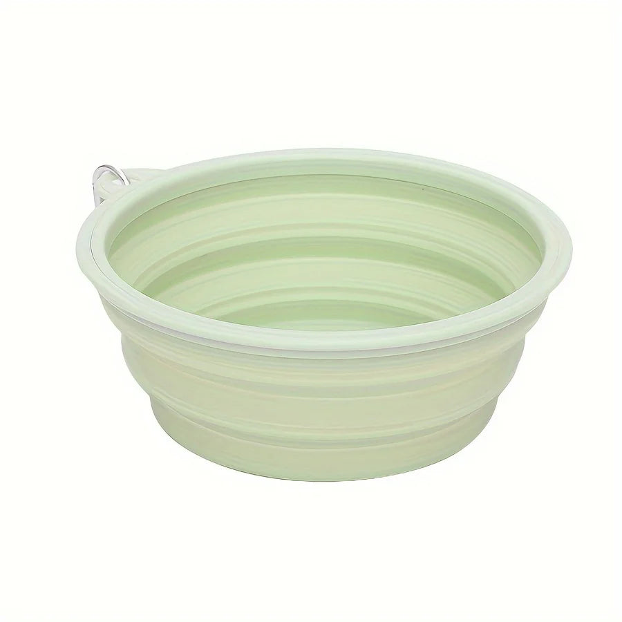 Pet Folding Silicone Bowl - Portable Outdoor Travel Food & Water Container