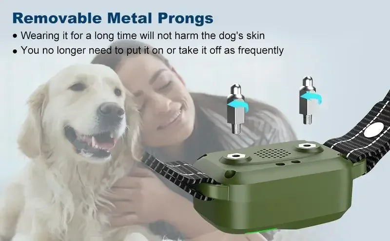 3300FT Remote Dog Training Collar - IPX7 Waterproof with 4 Innovative Training Modes