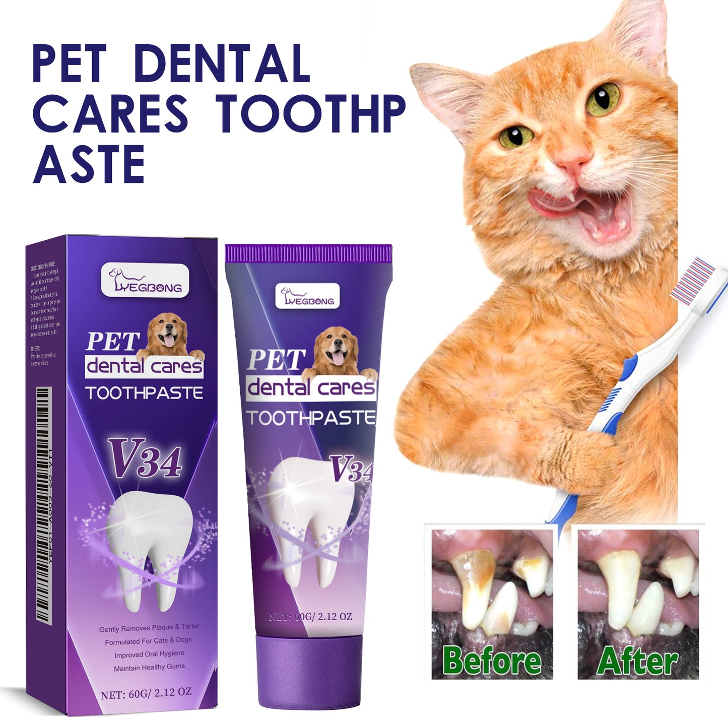 Pet V34 Toothpaste