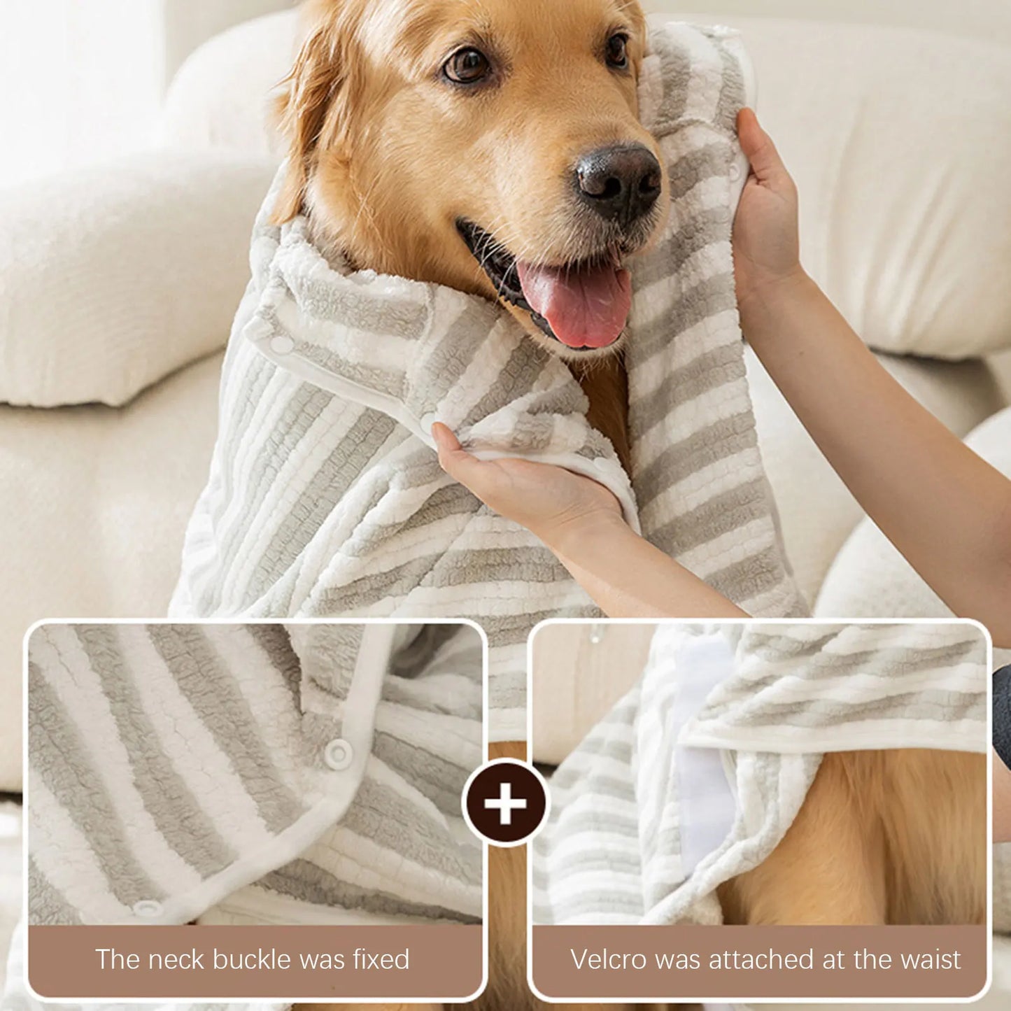Ultra-Absorbent Quick-Drying Dog Bath Towel