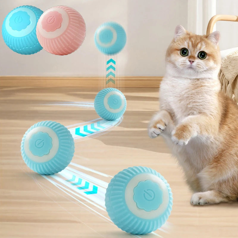 Smart Interactive Cat Ball - Automatic Rolling Magic Toy for Indoor Cats