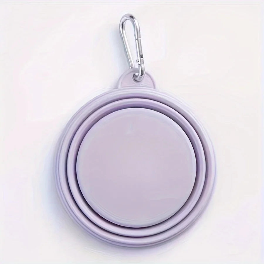 Pet Folding Silicone Bowl - Portable Outdoor Travel Food & Water Container