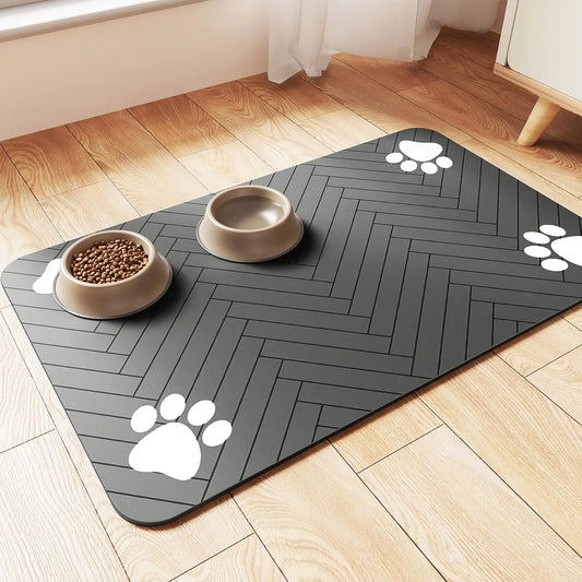 Pet Feeding Mat – Absorbent & Waterproof for Mess-Free Mealtime