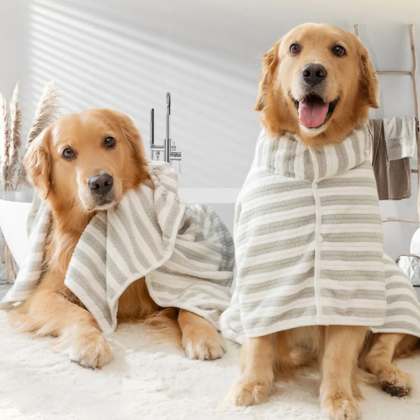 Ultra-Absorbent Quick-Drying Dog Bath Towel