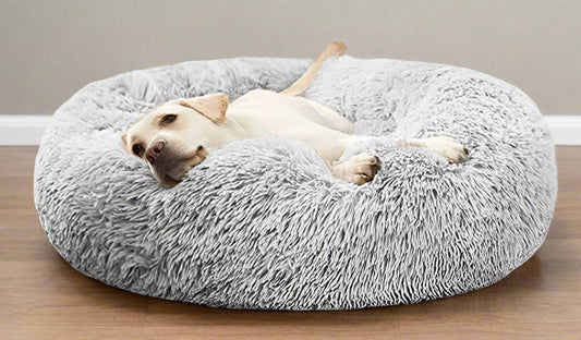 Plush Dog Bed - Small, Medium & Large Dogs & Cats