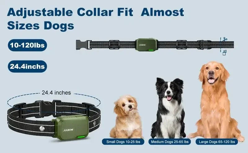 3300FT Remote Dog Training Collar - IPX7 Waterproof with 4 Innovative Training Modes