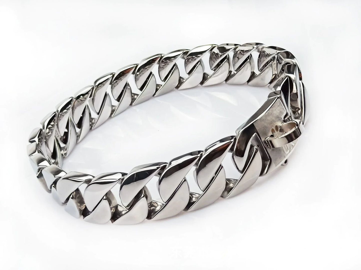 Stainless Steel Cuban Dog Collar